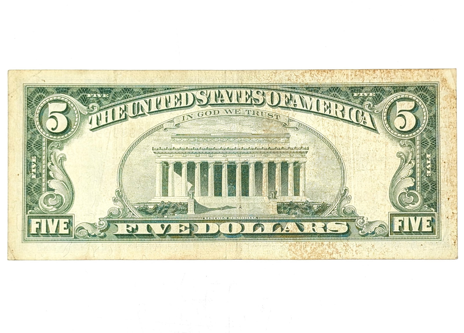 1963 $5 Note - Red Seal - 2