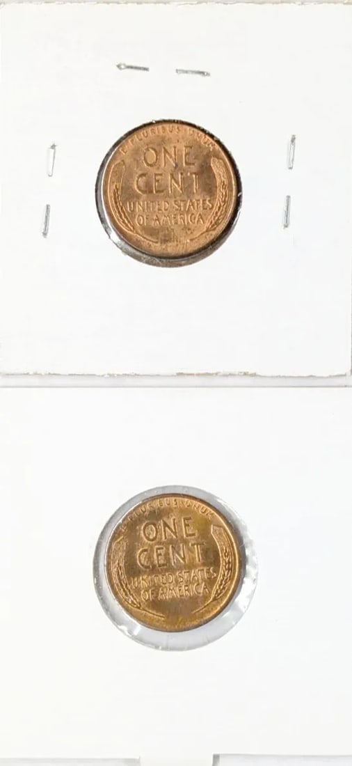 Lot of 2 Uncirculated Lincoln Cents- 1952, 1953-S - 2