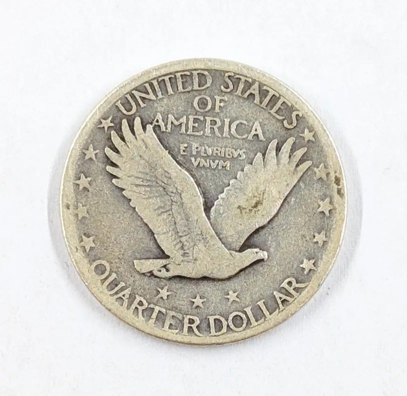1920 Partial Date Silver Standing Liberty Quarter - 2