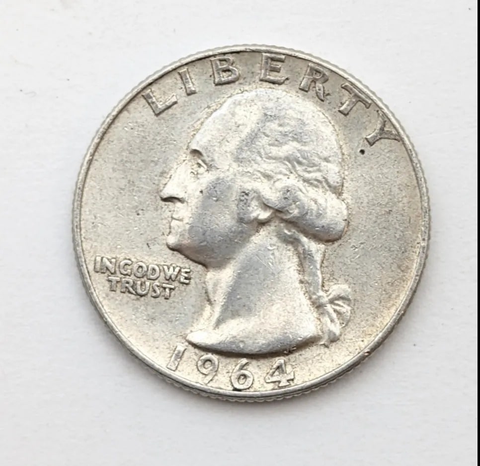 Roll of 40- 1964 Silver Washington Quarters - 2