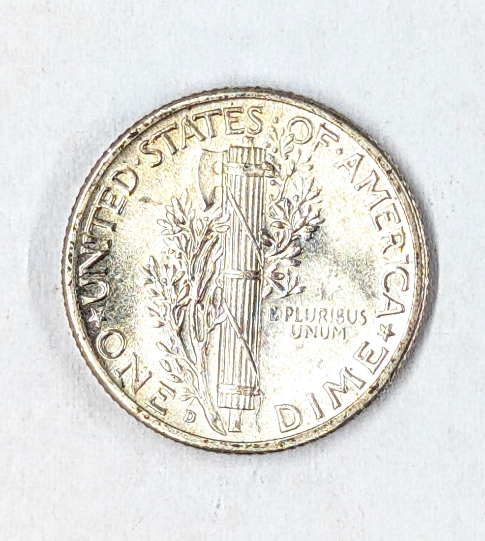 FEATURE- 1941-D Uncirculated Silver Mercury Dime - 2