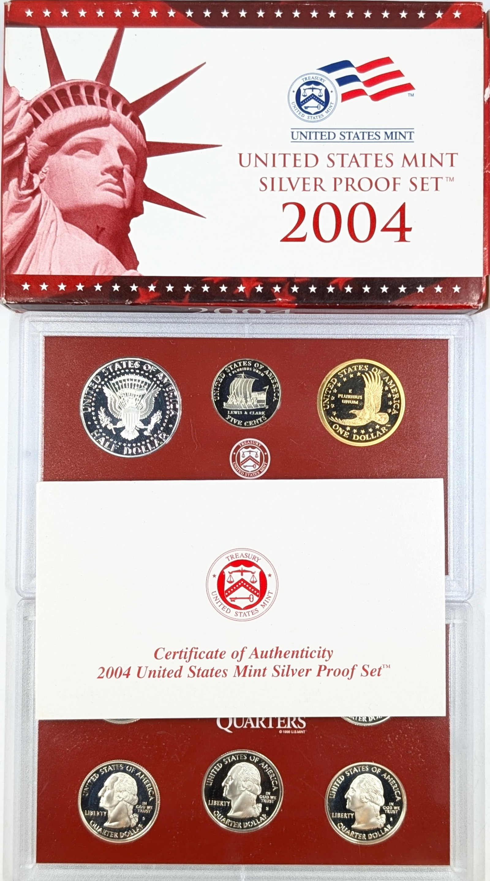 2004 US Mint Silver Proof Set - 3