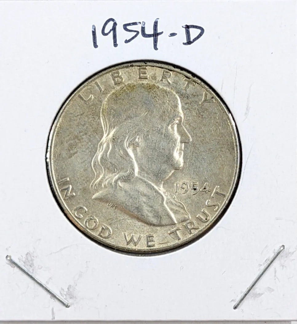 1954-D Silver Franklin Half Dollar: _