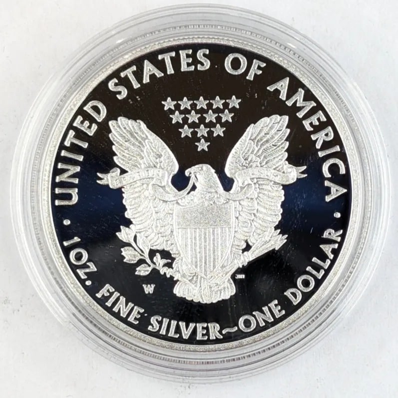 2010 Proof American Silver Eagle w/ Box & Papers - 3