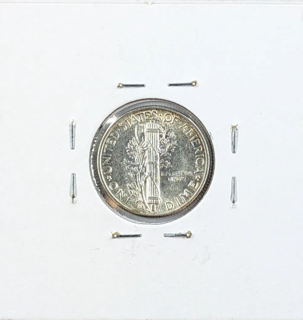 1944-S Silver Mercury Dime- Great Condition - 2