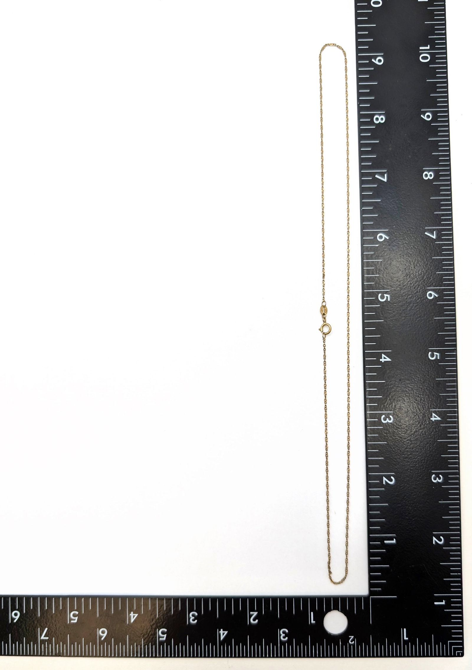 Sterling Silver Rolled Gold Rope Chain Necklace - 4