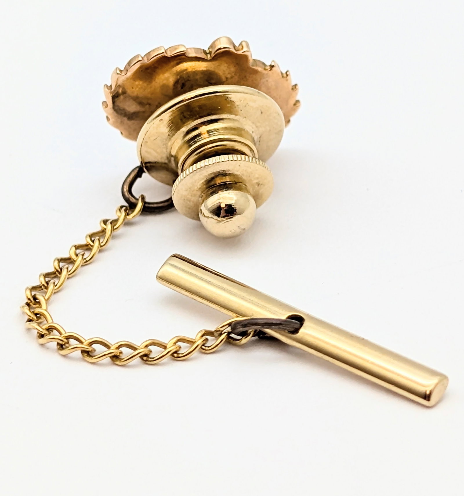 Classic 10k Gold Jackson Mills Tie Tack Pin- 4.28g - 3
