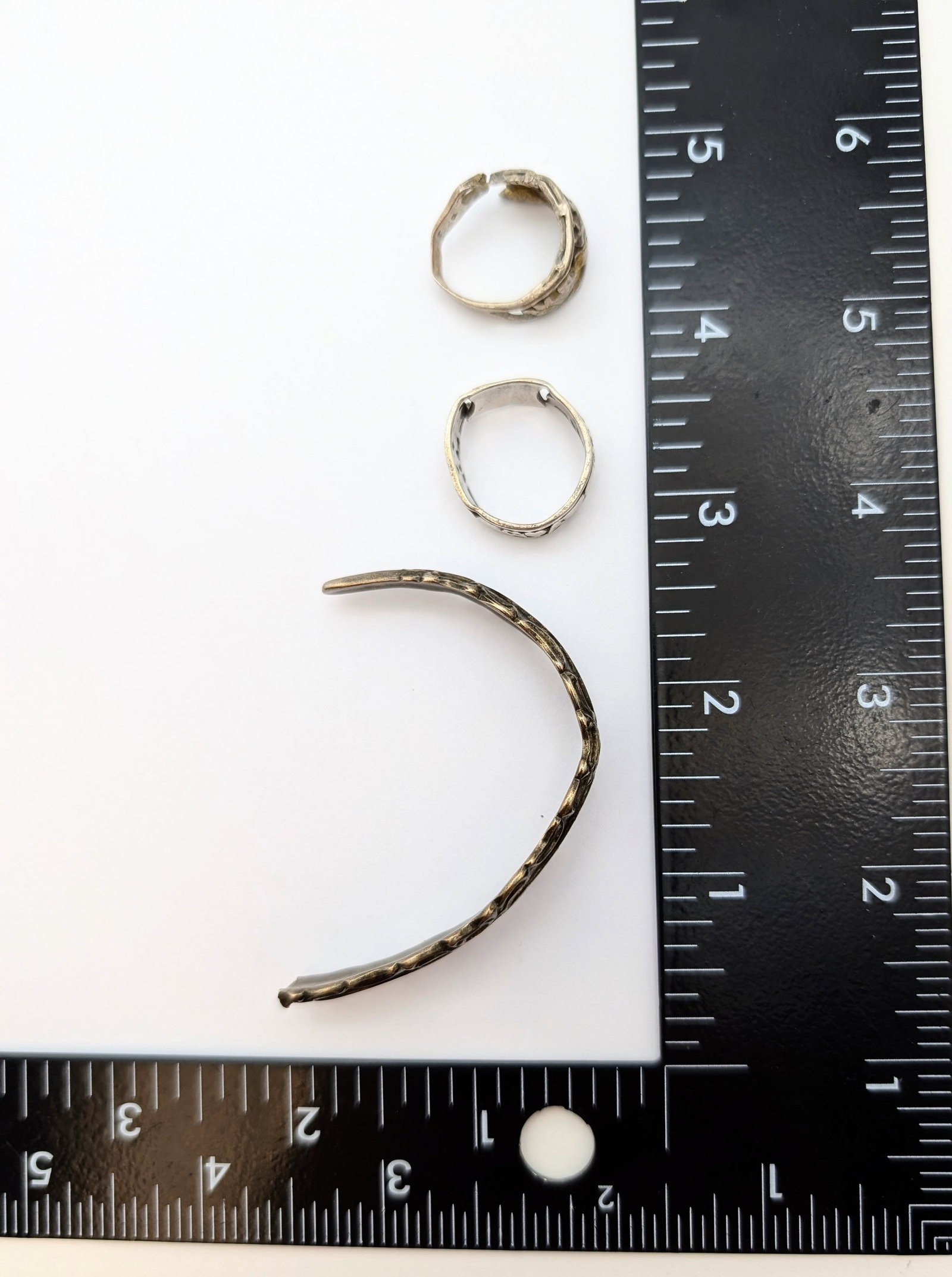 Lot of 3 Sterling Silver Scrap: 24.19g - 5
