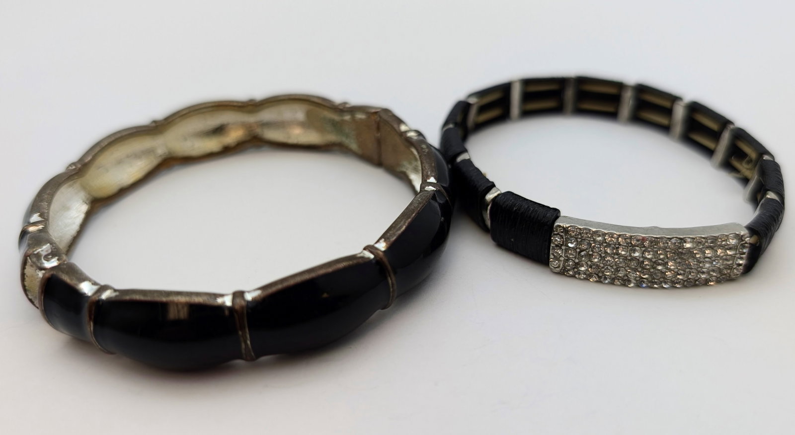 Lot of 5 Vintage Bracelets- Bangle and Beaded Styles - 5