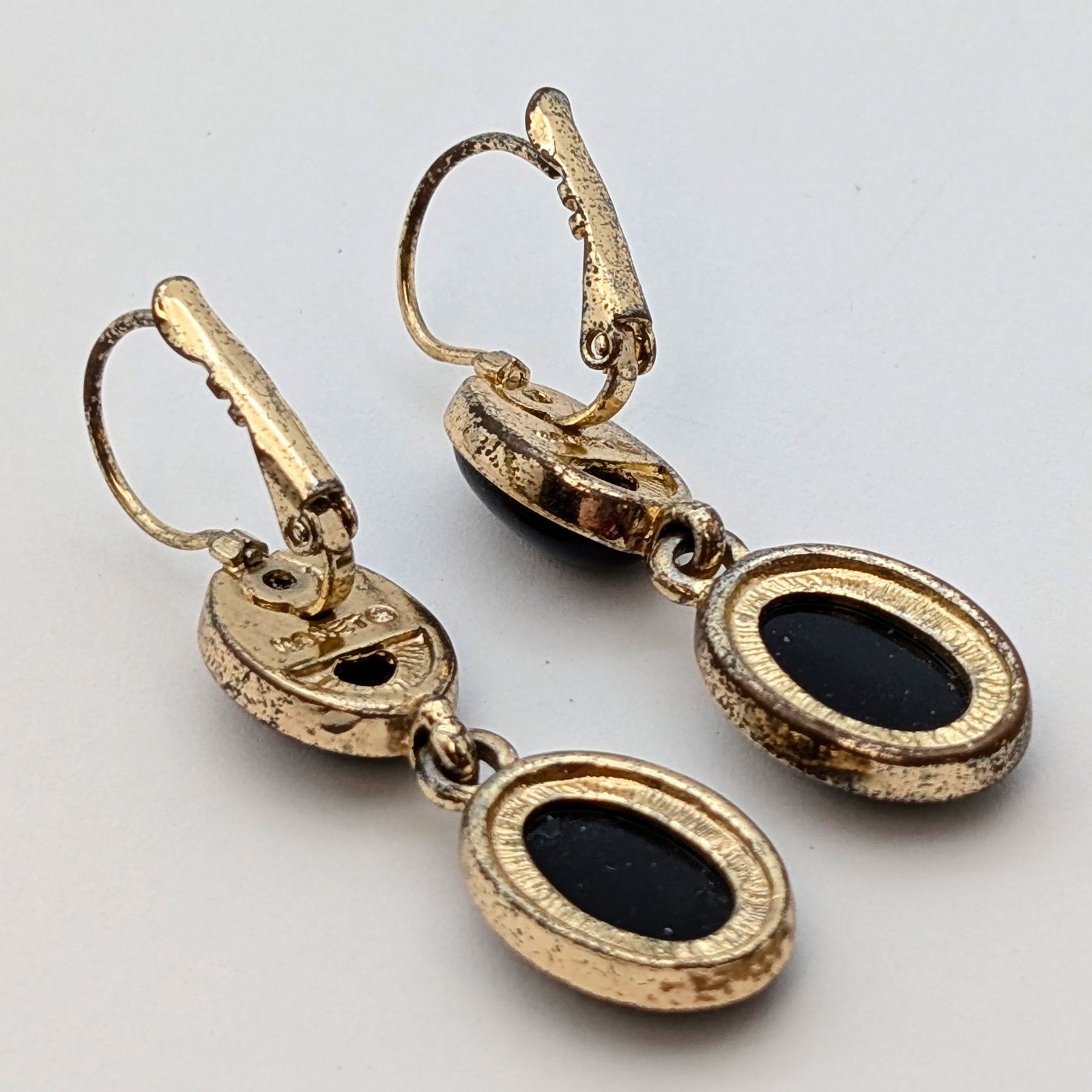 Lot of 2 Modern Dangle Earrings: Carolee, Monet - 5