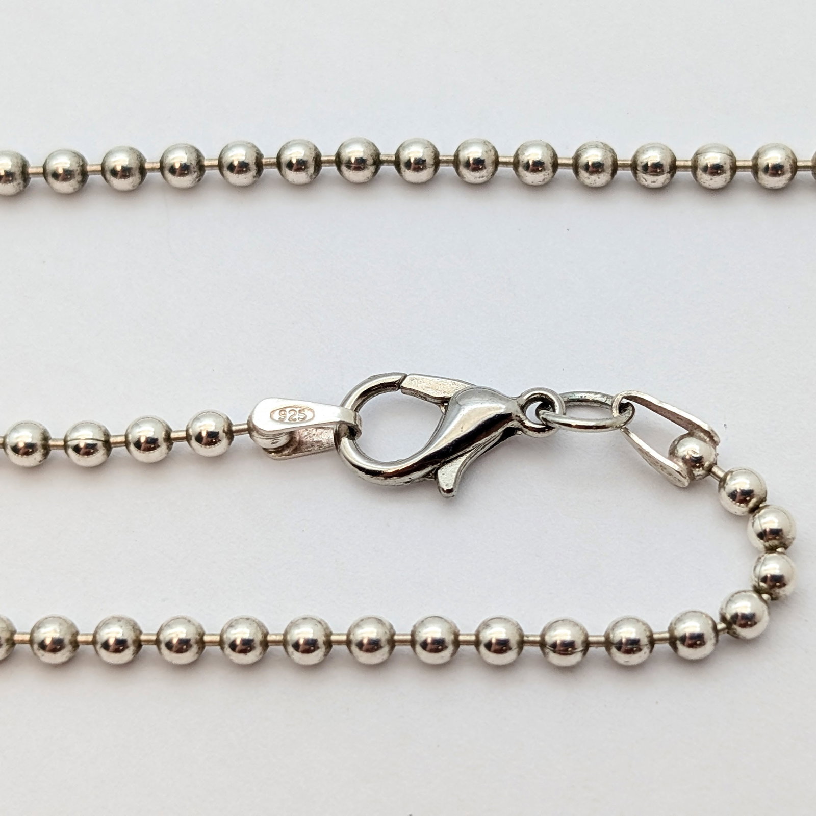 Timeless Sterling Silver Necklace w/ Square Pendant - 5