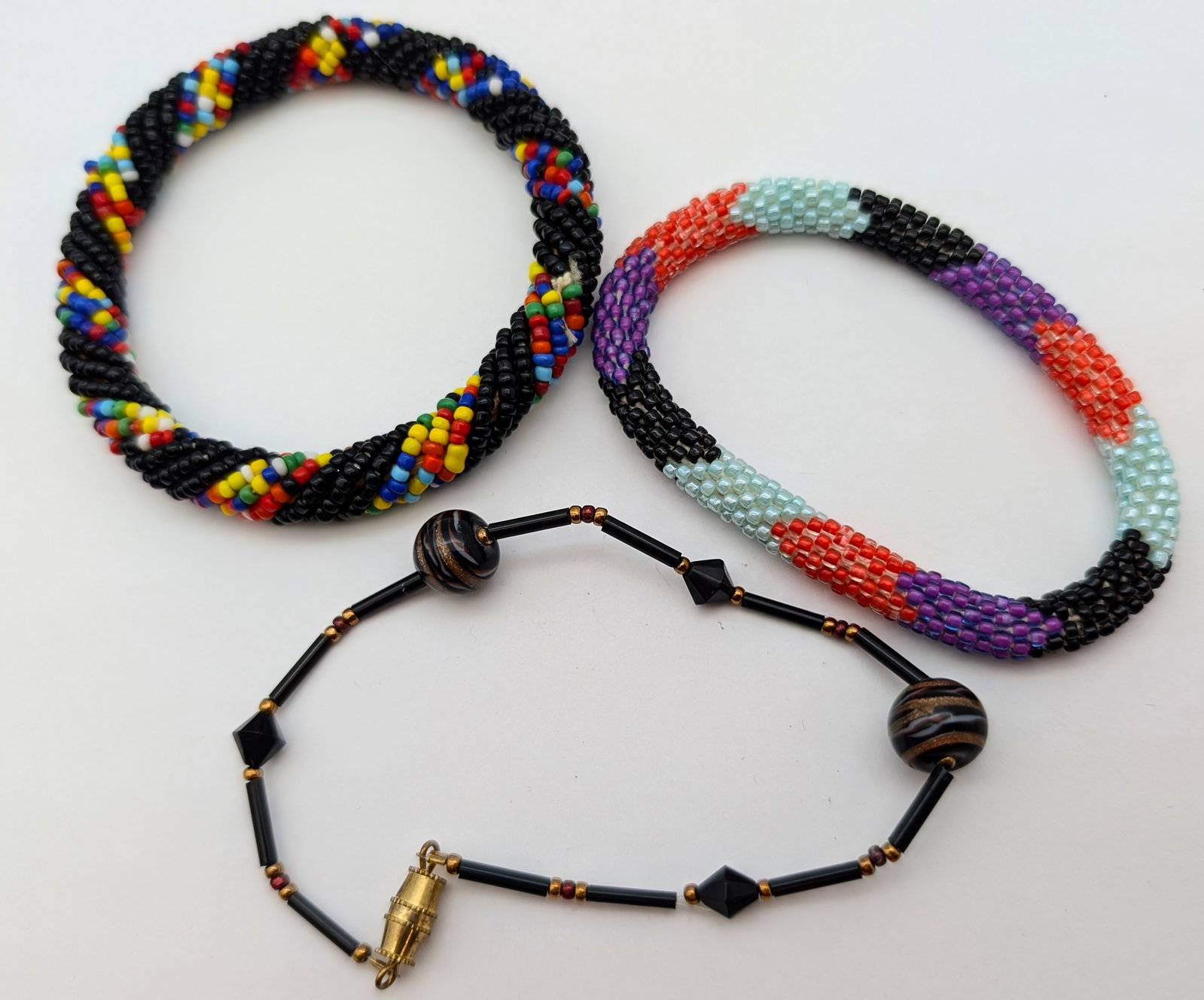 Lot of 7 Beaded Bracelets - 3