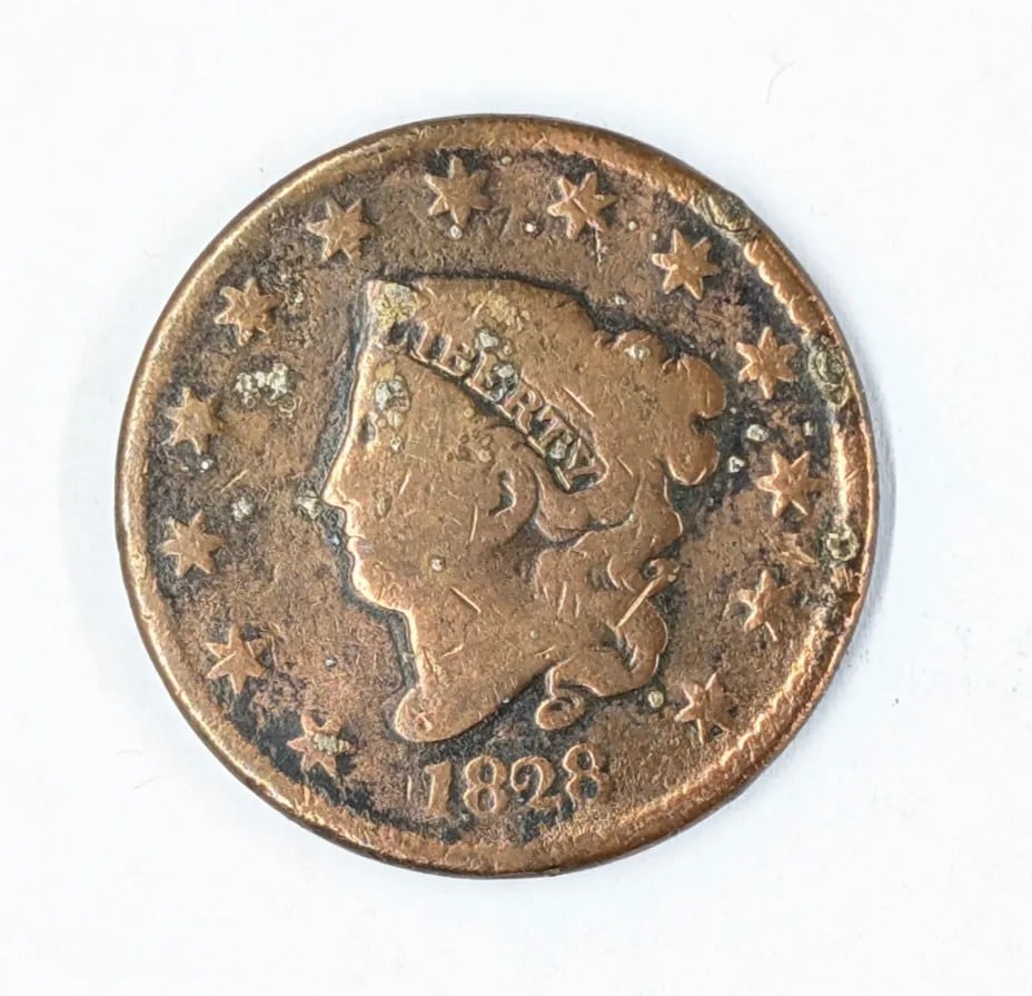 1828 Large Cent: _
