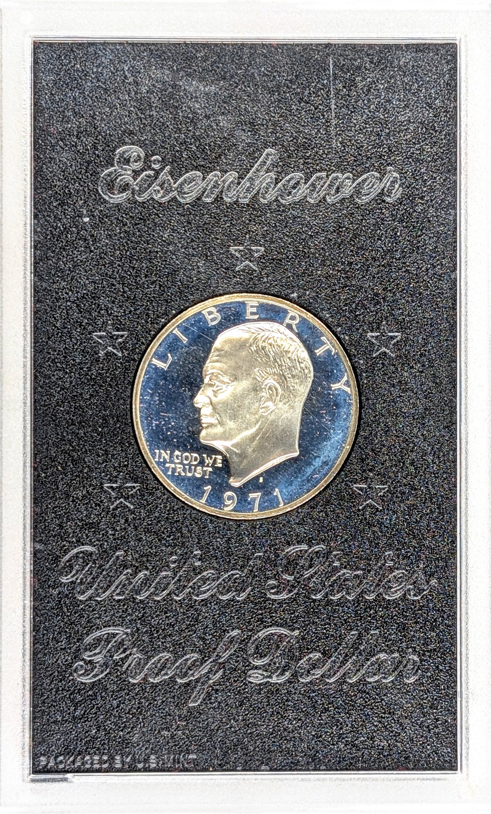 1971-S Eisenhower " Ike" Proof Silver Dollar - 2