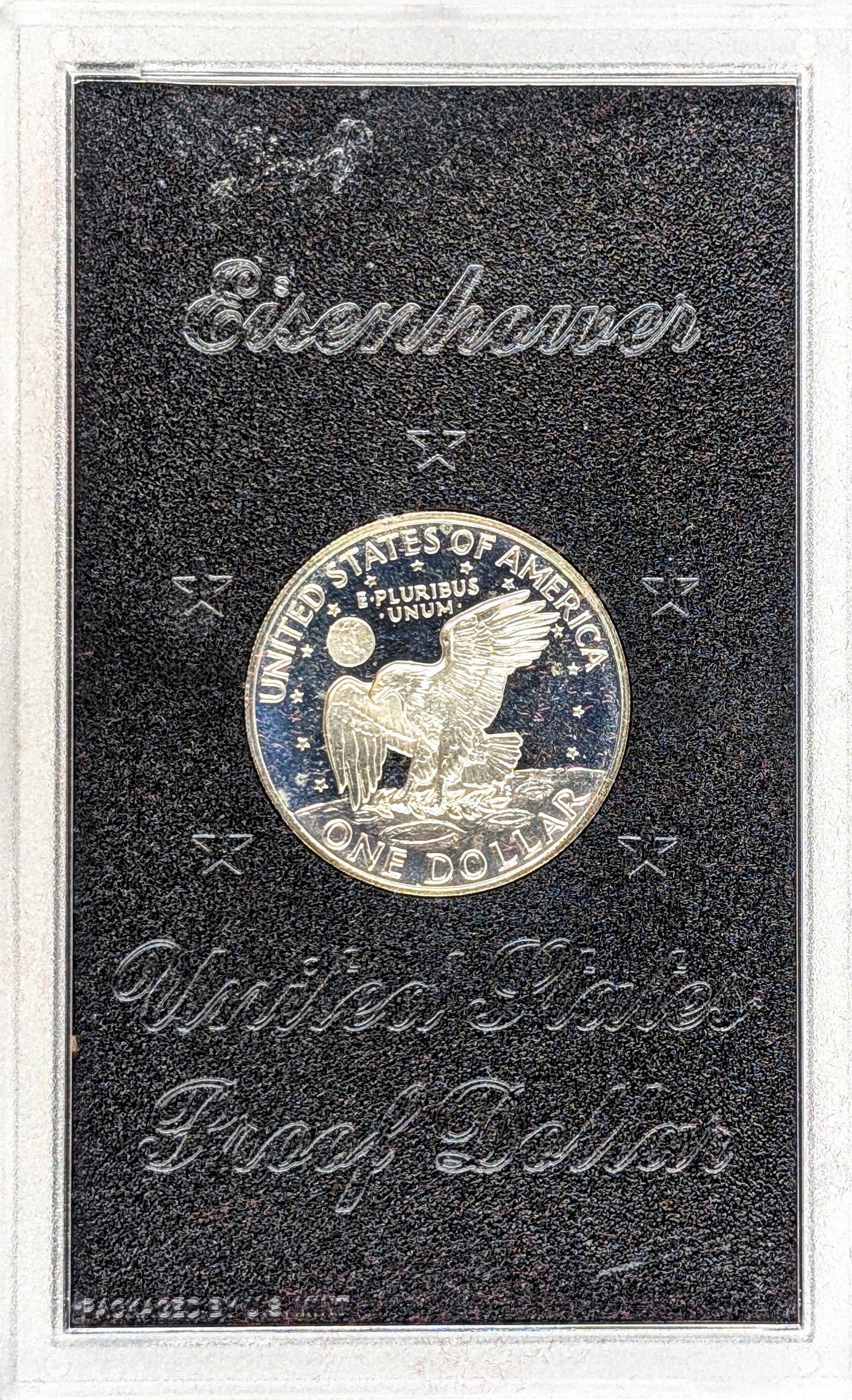 1971-S Eisenhower " Ike" Proof Silver Dollar - 3