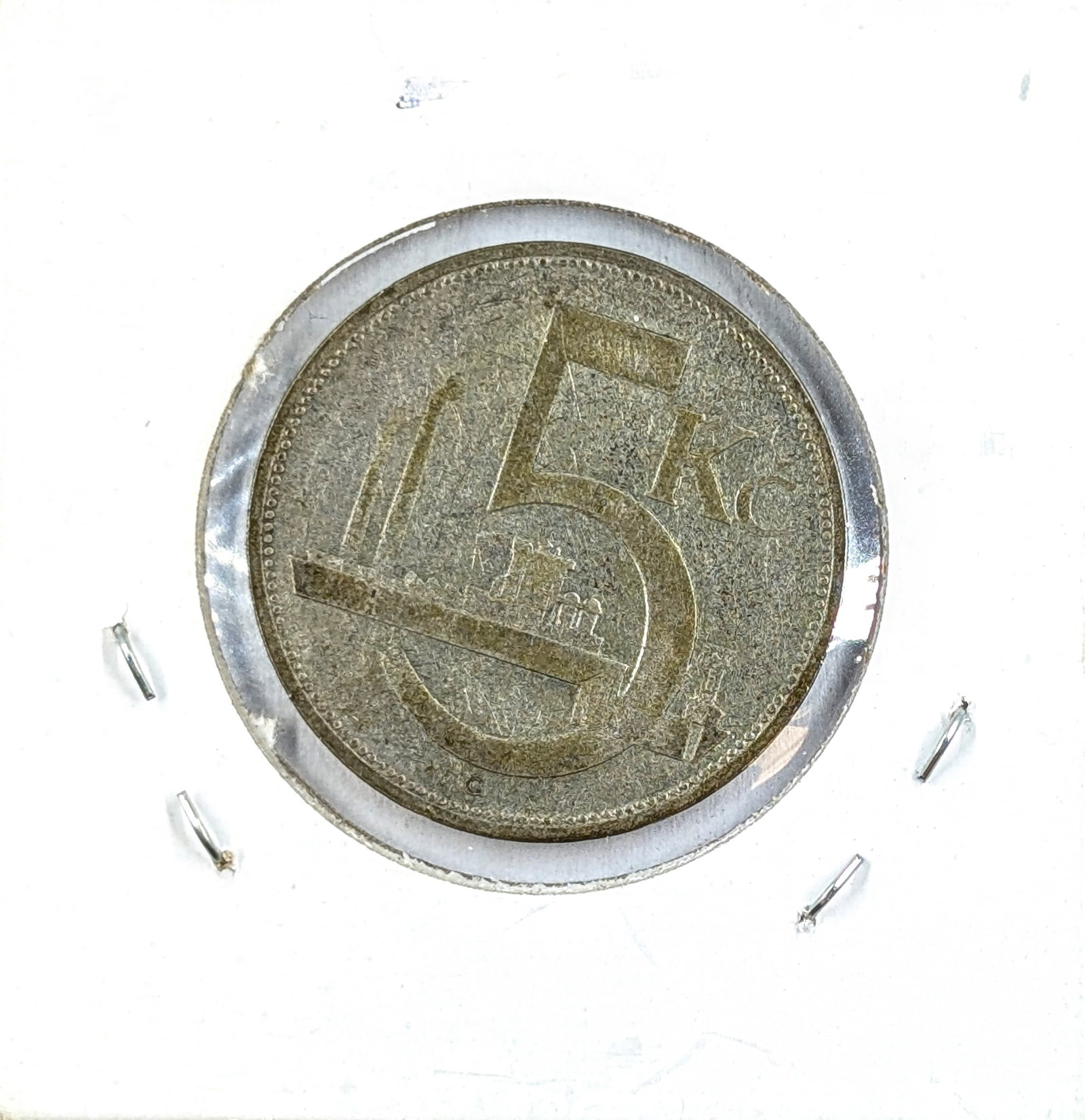 1930 Silver Czechoslovakia 5 Korun - 2