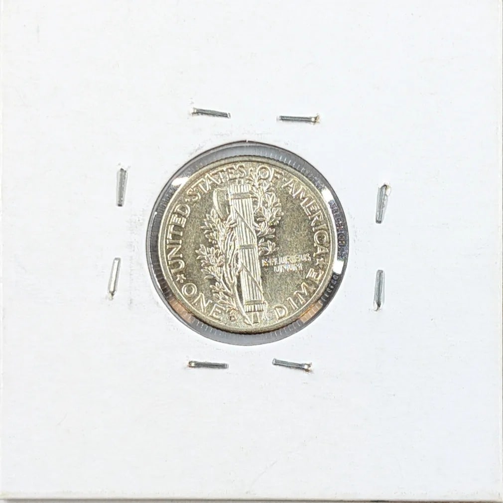 1943-D Silver Mercury Dime- AU - 2