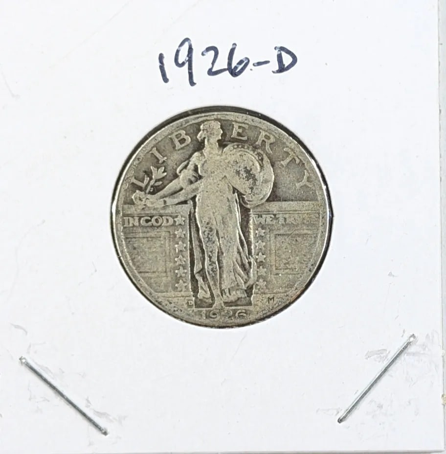 1926-D Silver Standing Liberty Quarter: _