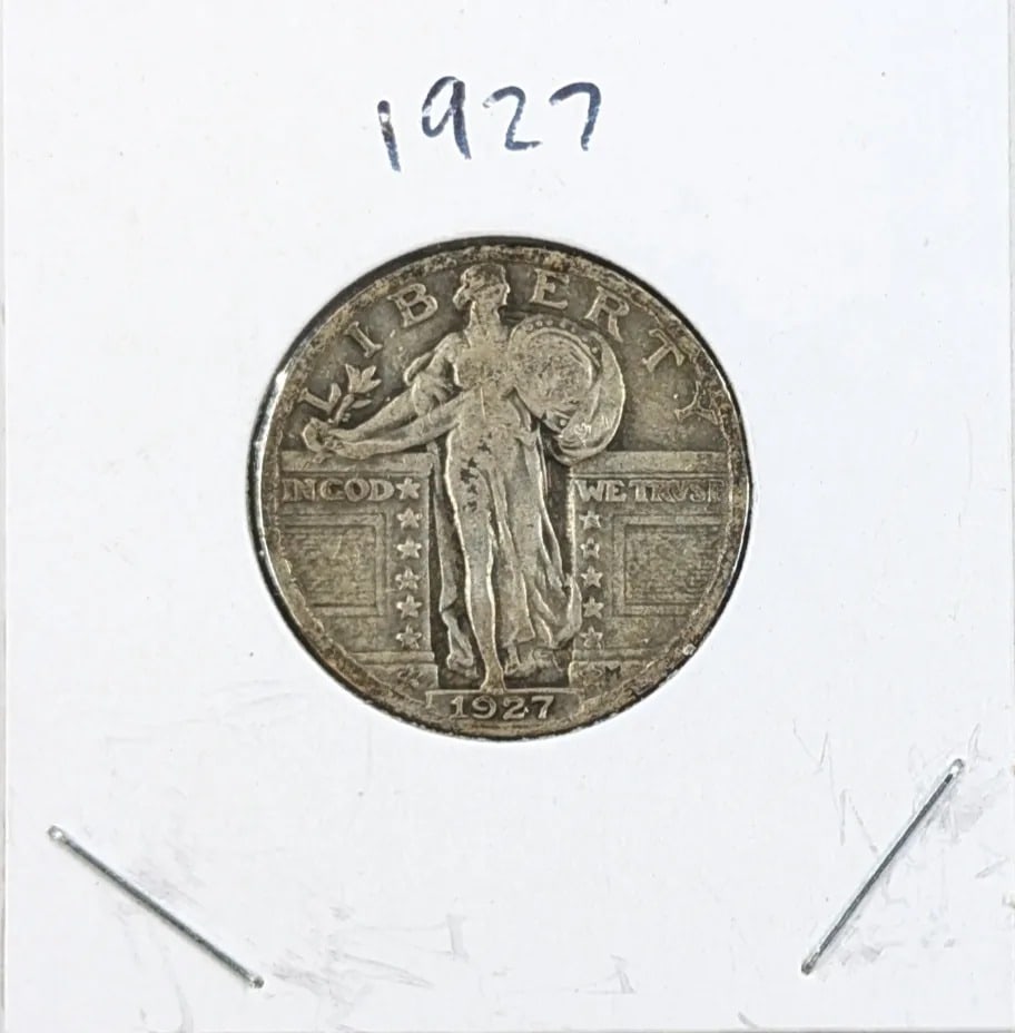 1927 Silver Standing Liberty Quarter: _