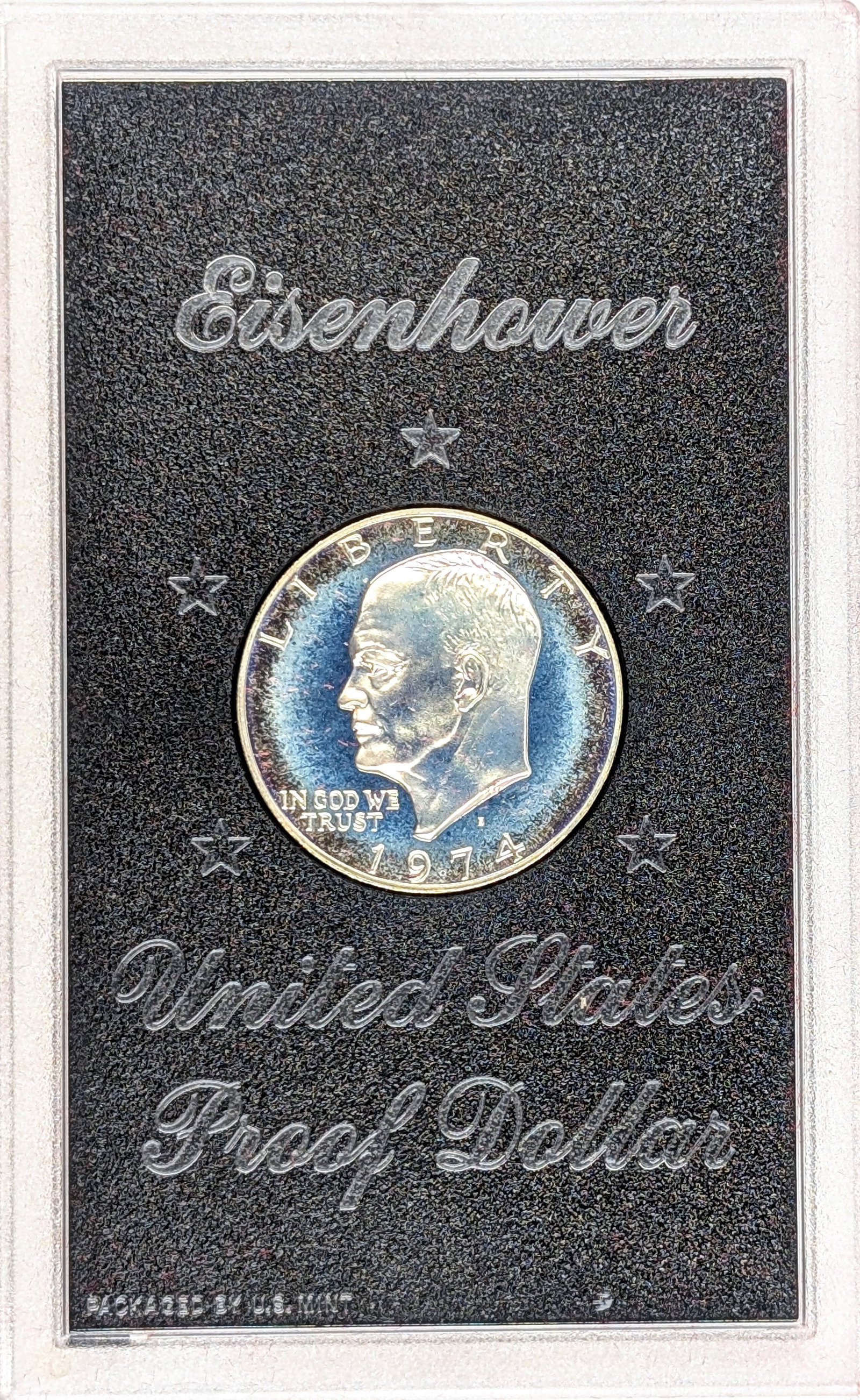 1974-S Eisenhower " Ike" Proof Silver Dollar - 2