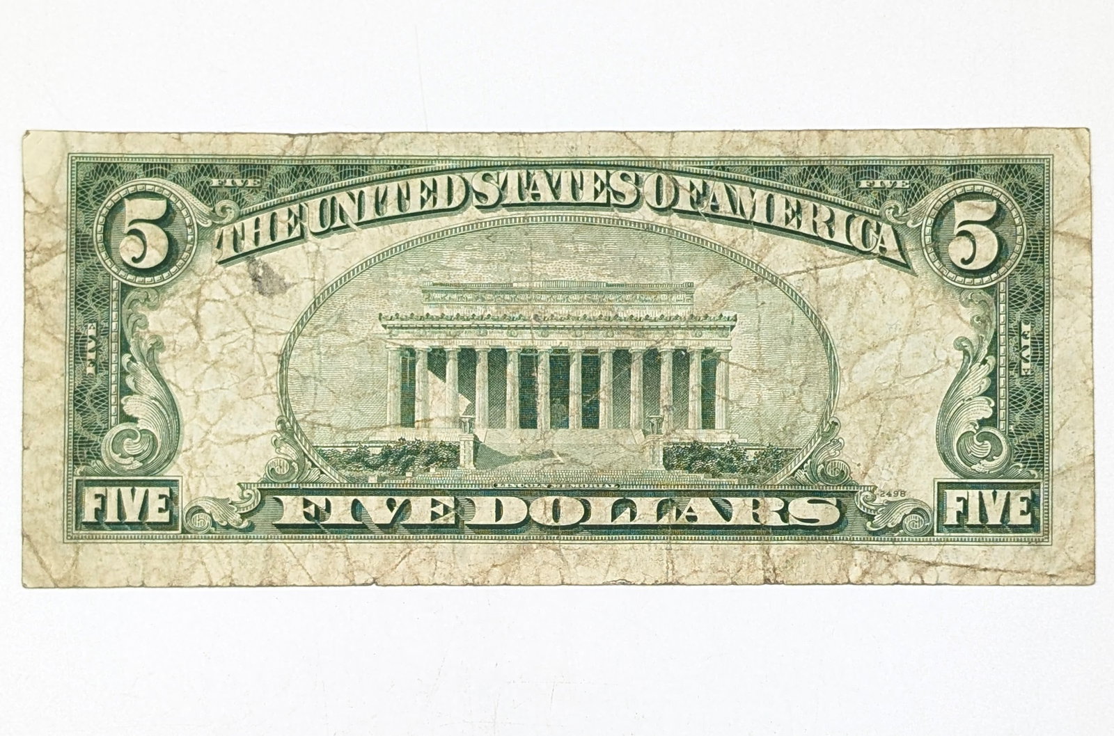1953 B $5 Note - Red Seal - 2