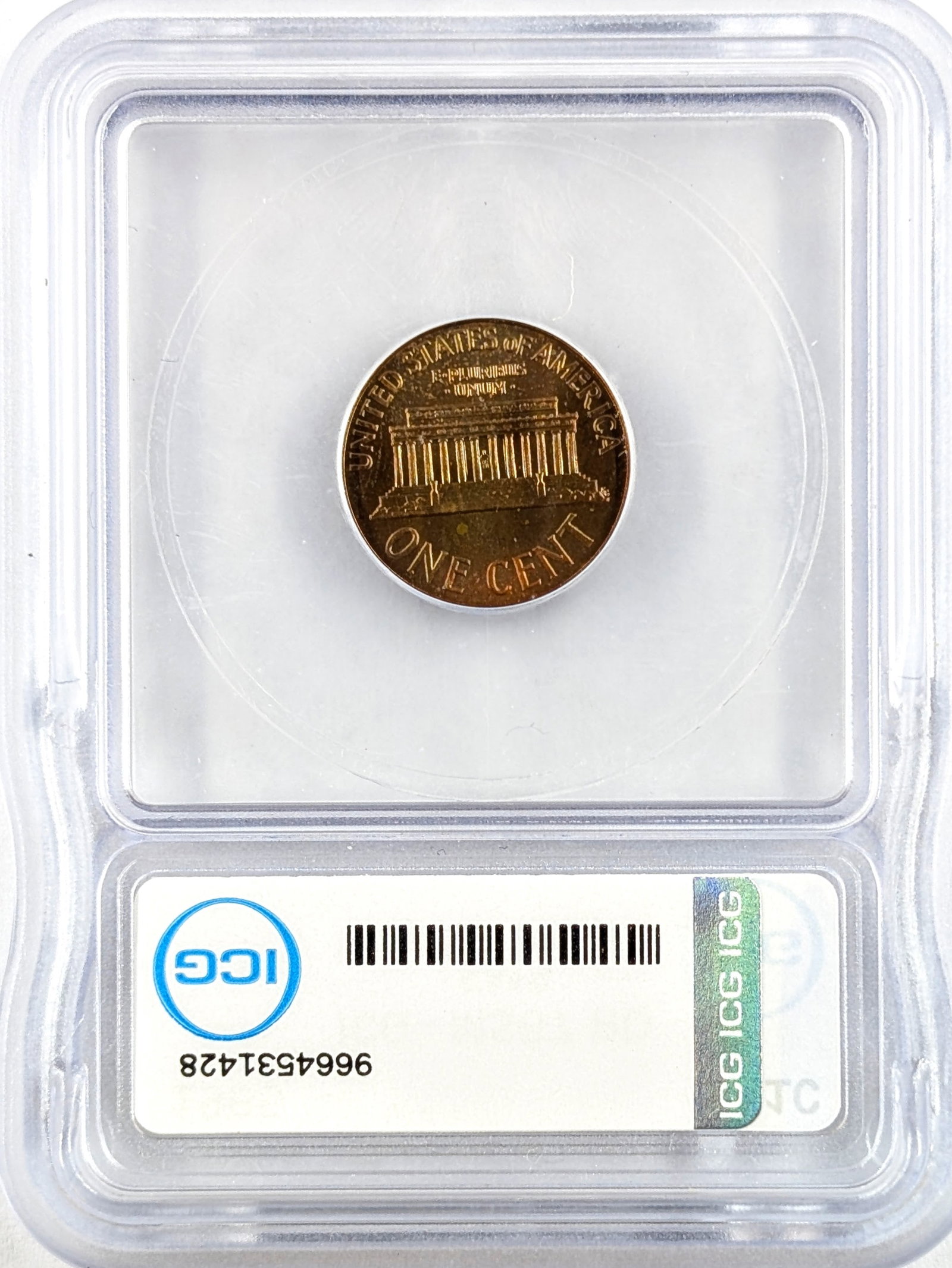 ICG 1965 MS 67 Lincoln Cent - 2