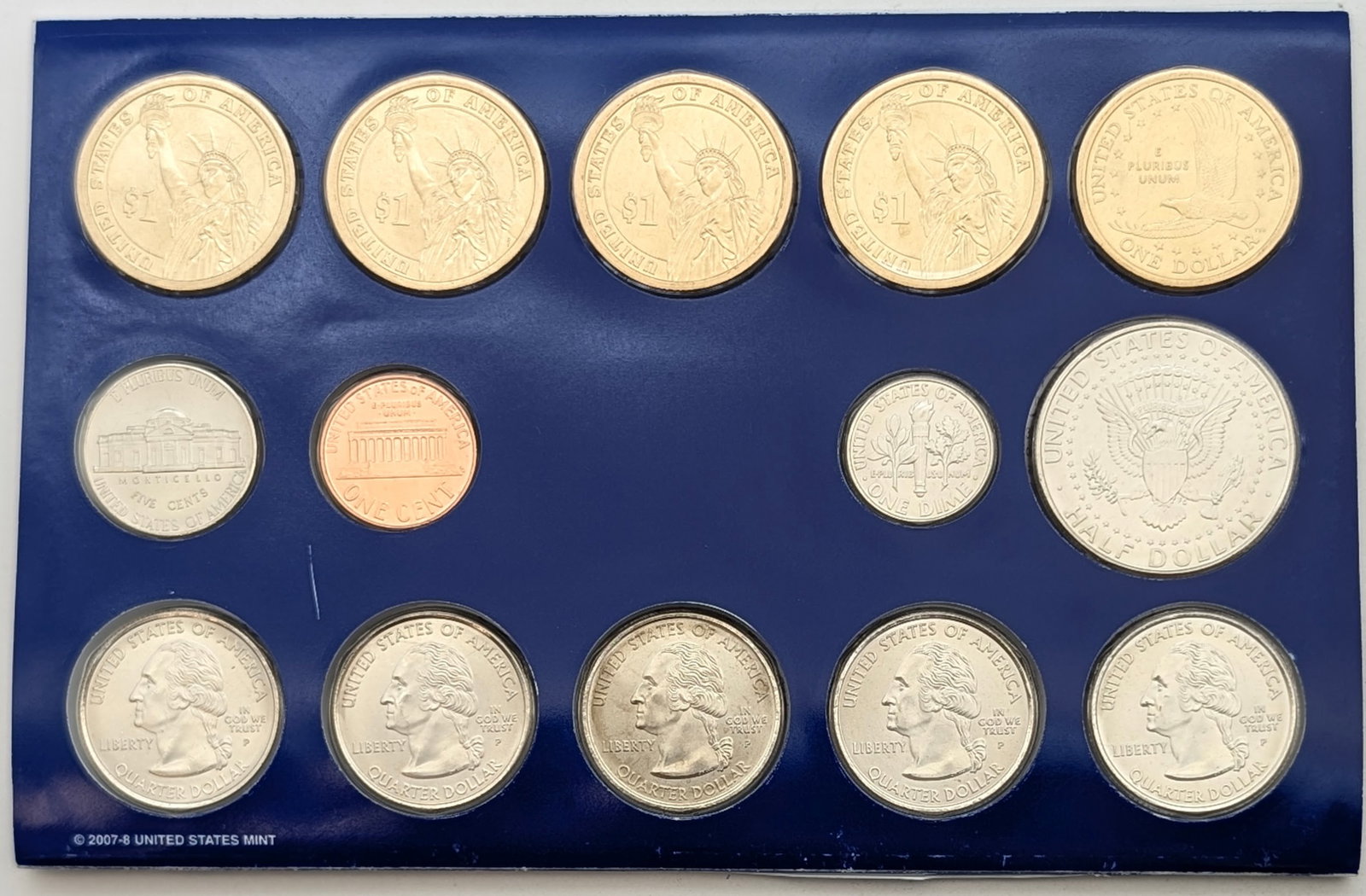 2008 P US Mint Uncirculated Coin Set - 2