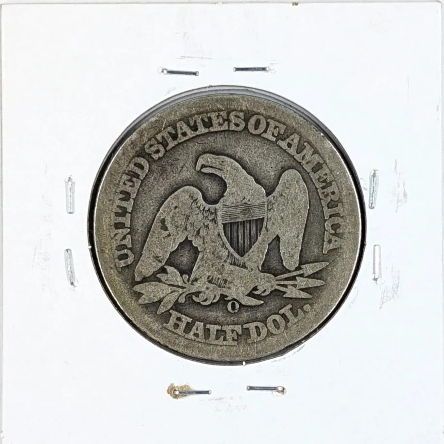 1858-O Silver Seated Half Dollar - 2