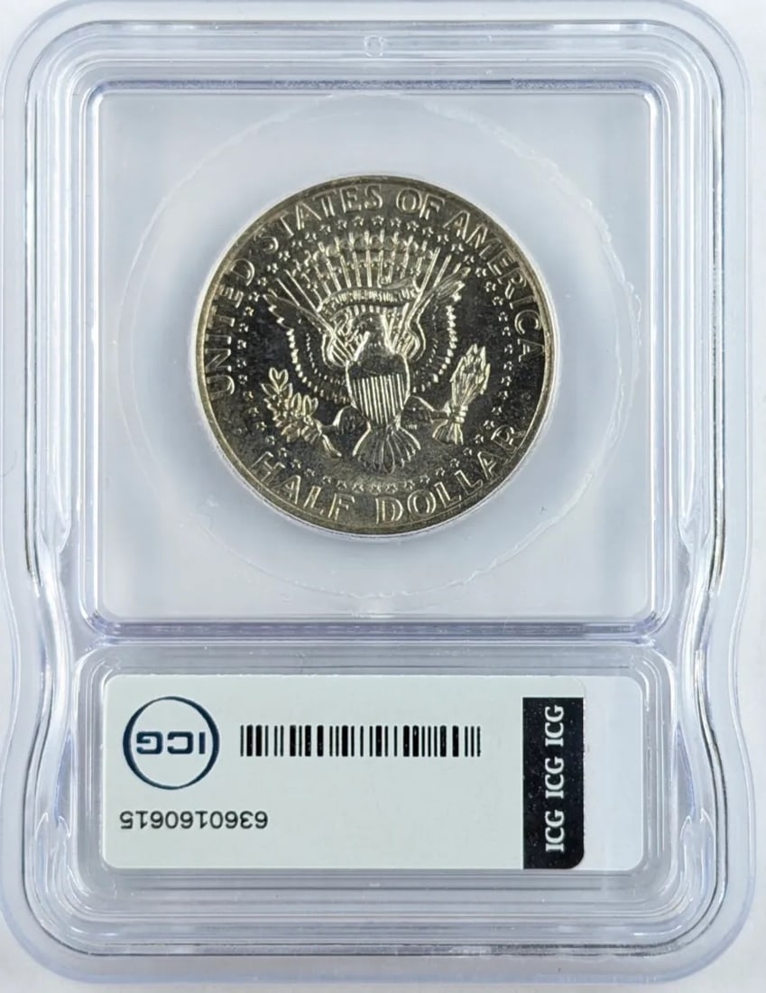 ICG 1973 MS 66 John F Kennedy Half Dollar - 2