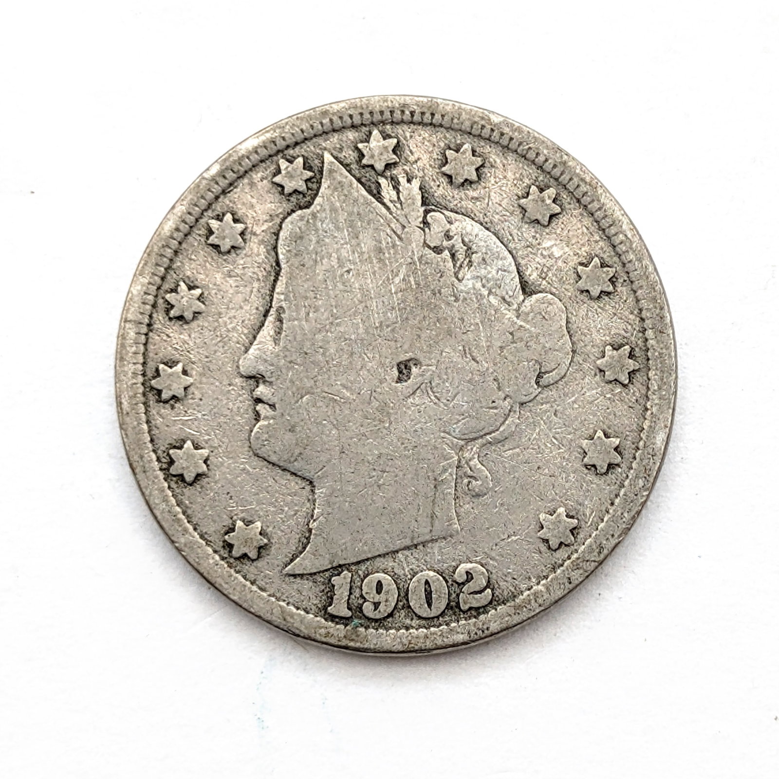 Roll of 40- 1902 V Nickels - 2