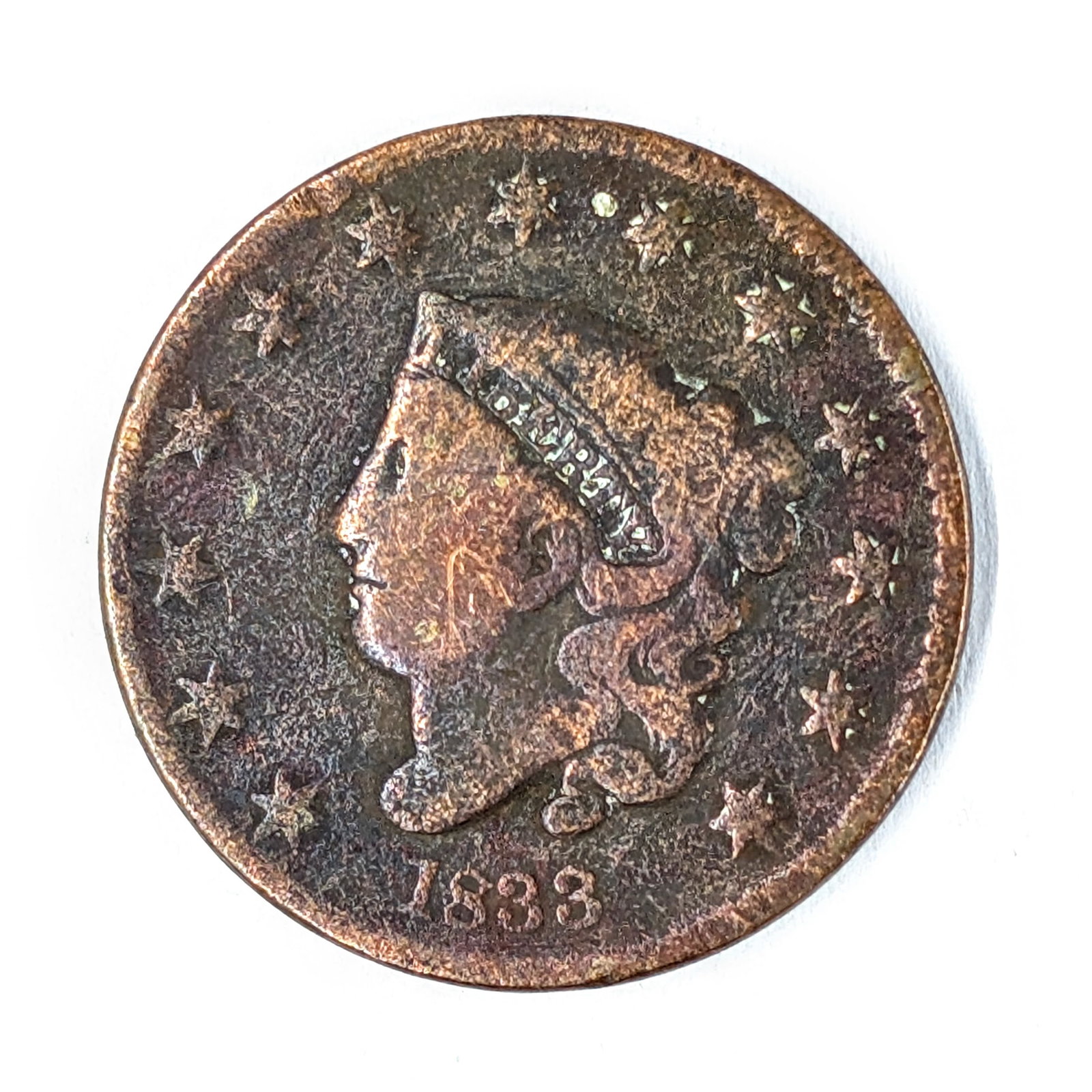 1833 Large Cent: _