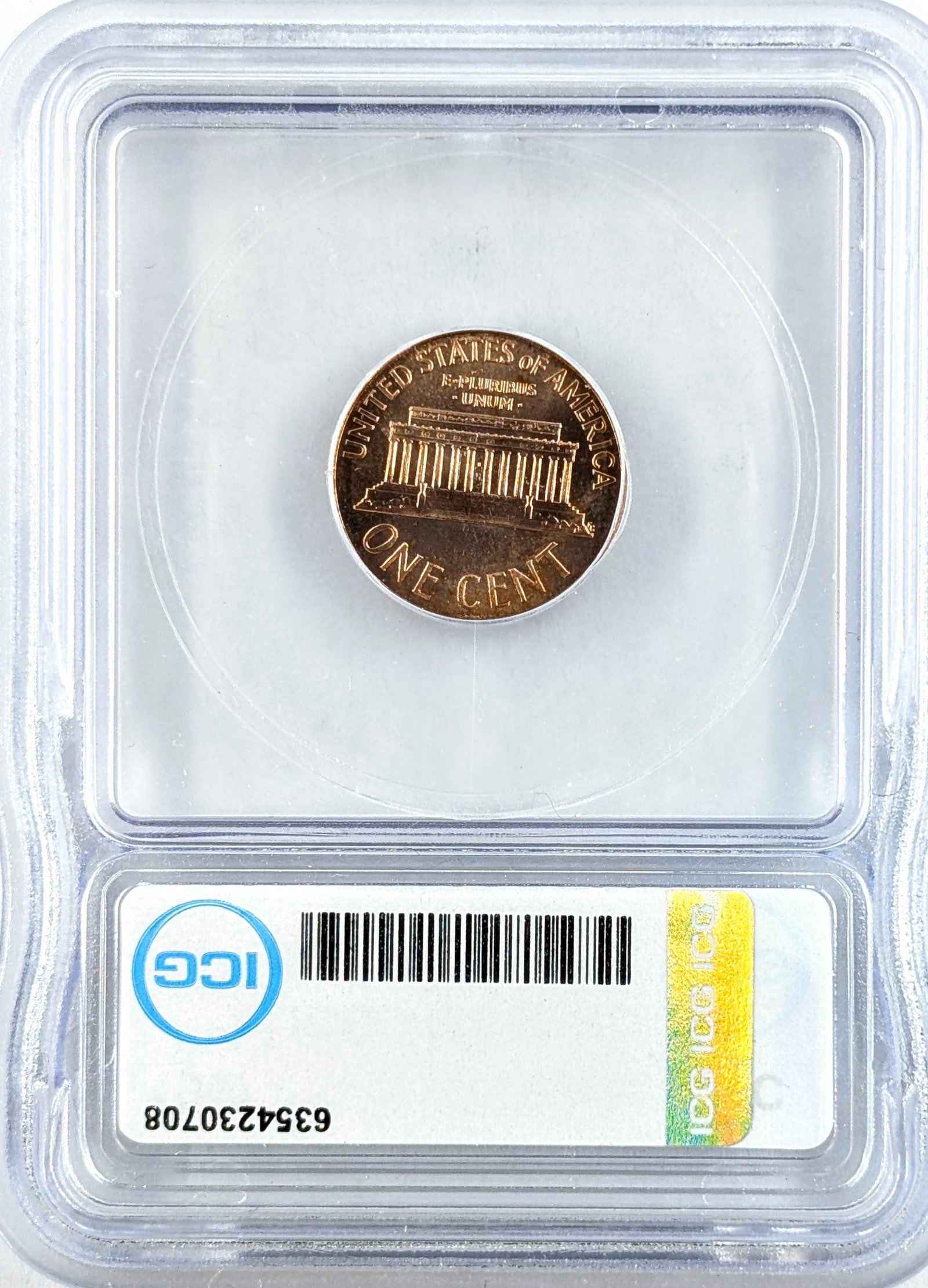 ICG 1967 MS 66 Lincoln Cent - 2