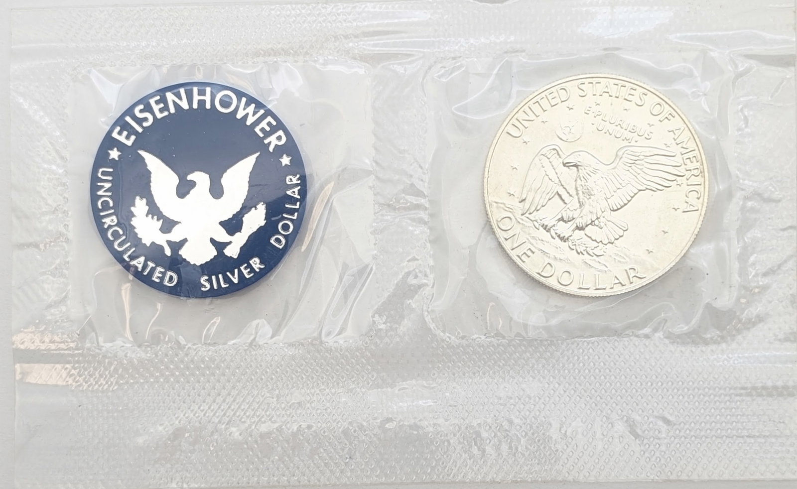 1974-S Eisenhower " Ike" Uncirculated Silver Dollar - 2