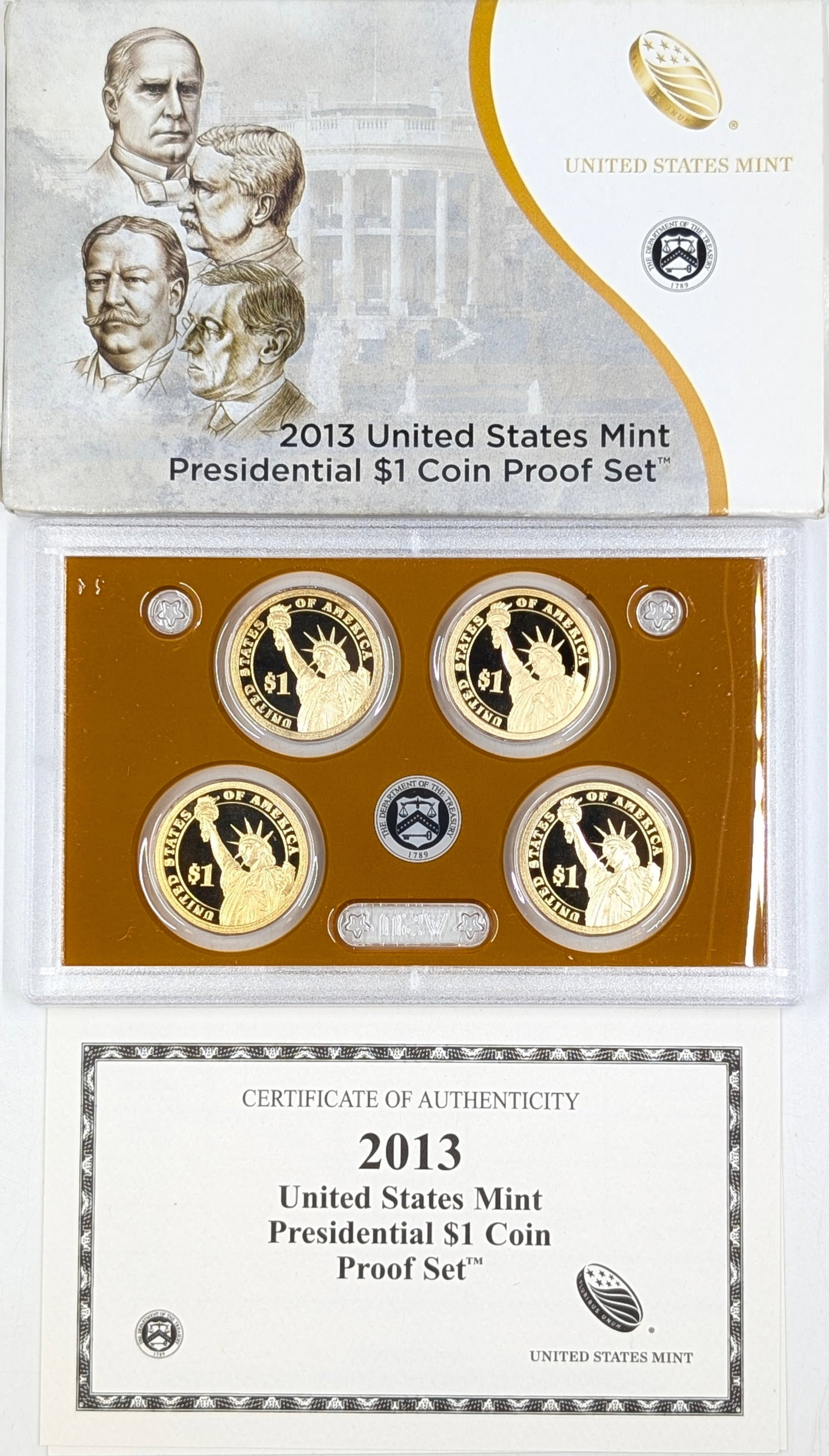 2013 US Mint Presidential $1 Coin Proof Set - 2