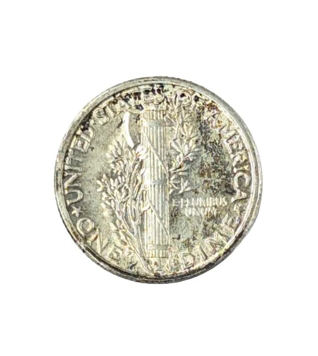 1925 Uncirculated Silver Mercury Dime - 2