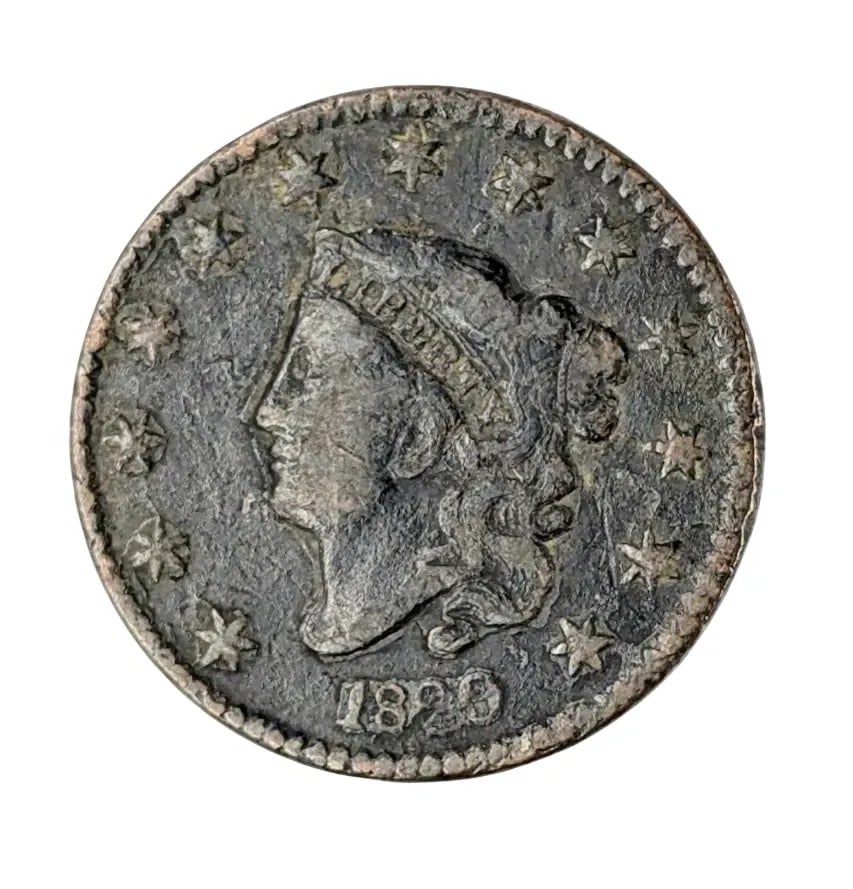 1828 Large Cent: _