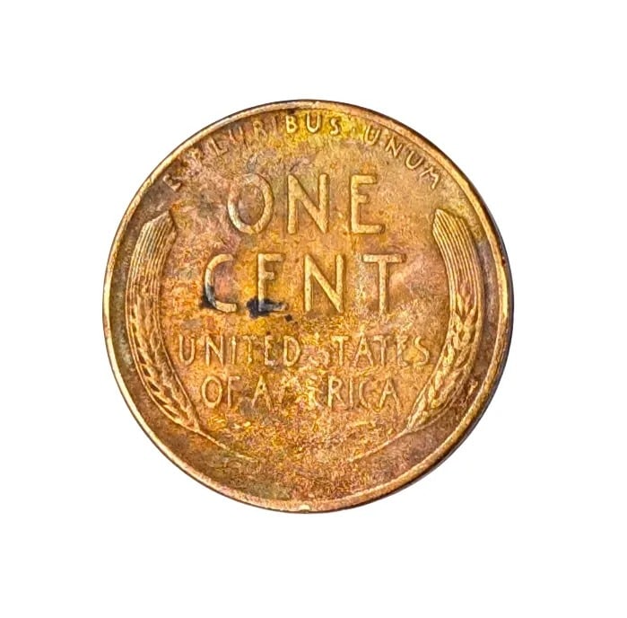 1941-S Uncirculated Wheat Cent- Toned - 2
