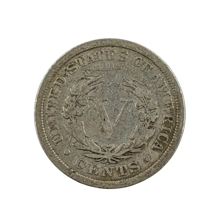 1892 V Nickel - 2