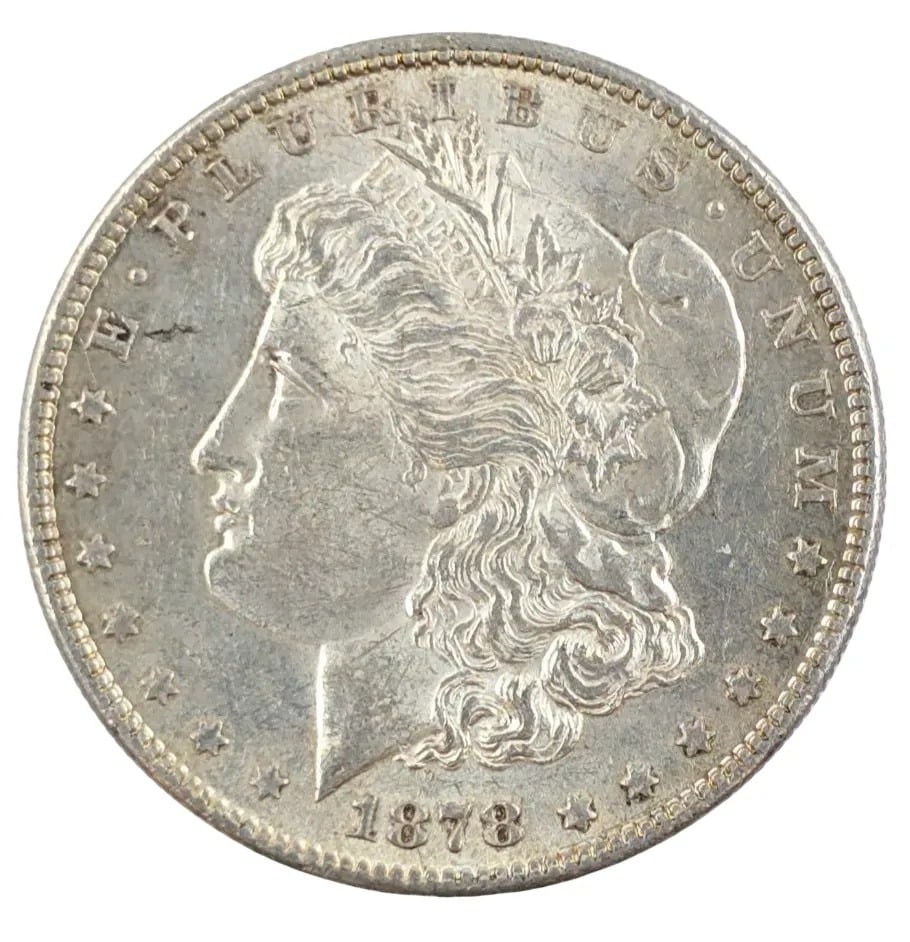 1878-S Morgan Silver Dollar: First Year of Issue