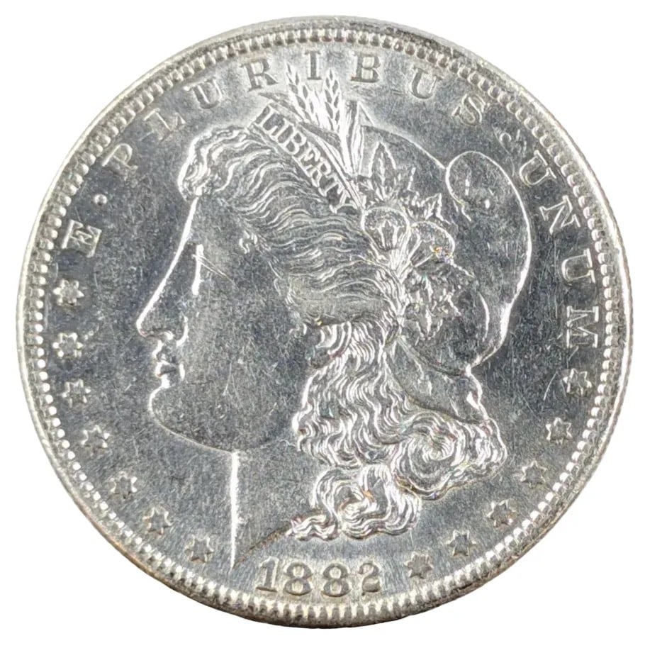 1882-S Morgan Silver Dollar: _