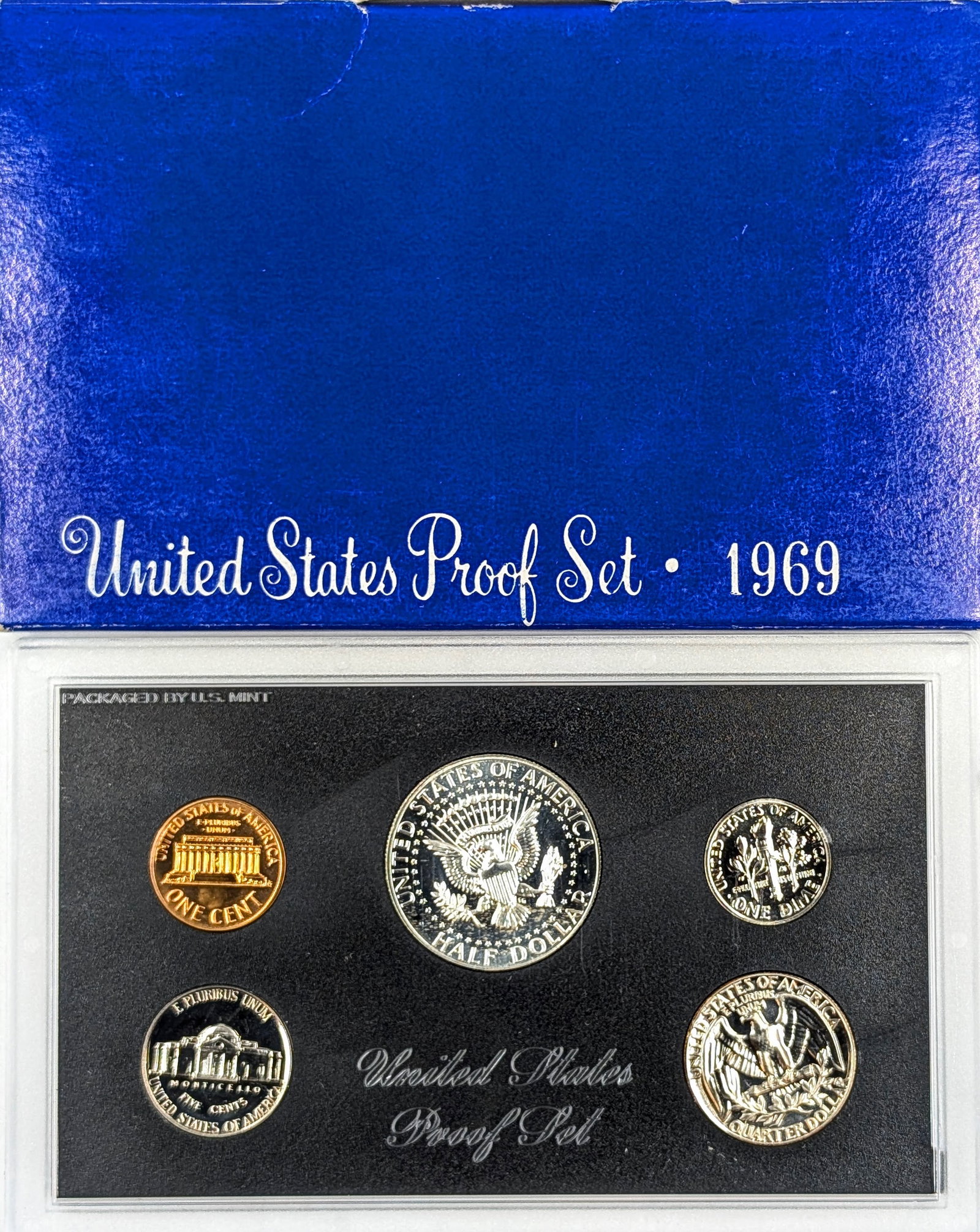 1969 US Proof Set w/ Silver JFK Half - 2