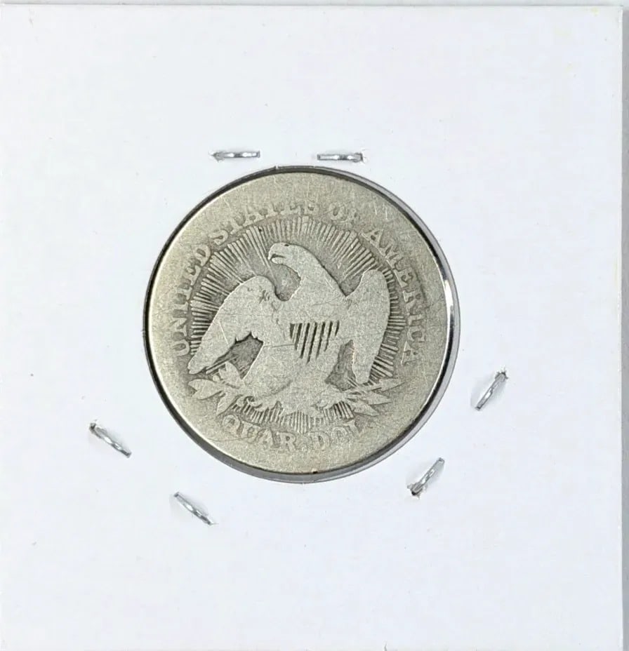 1853 Silver Seated Liberty Quarter - 2