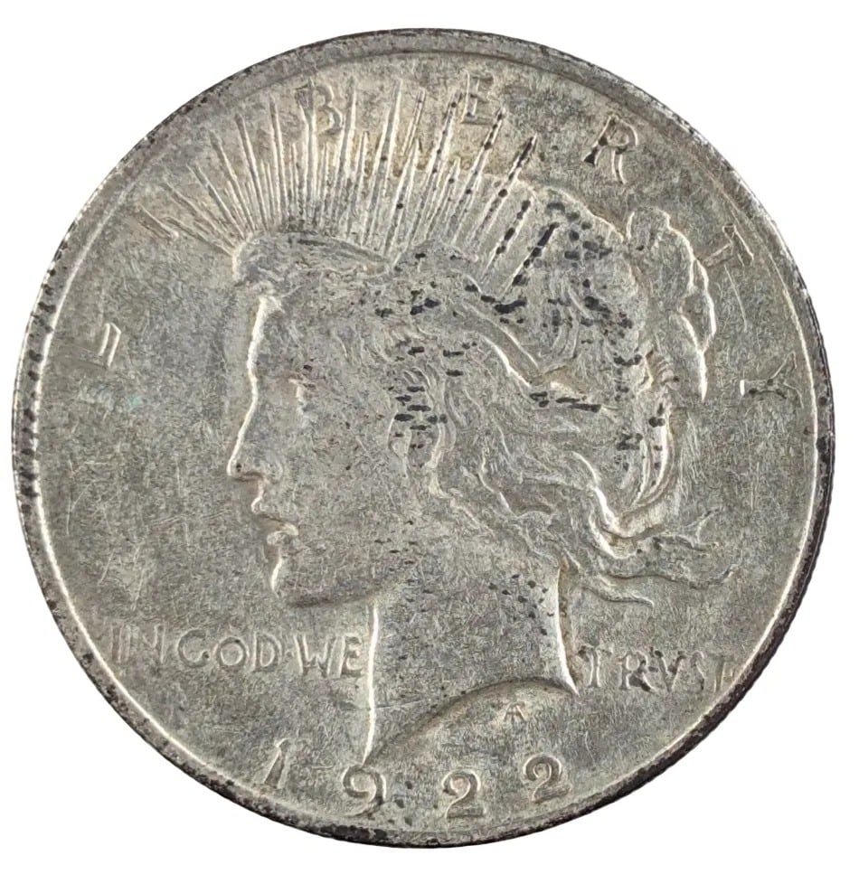 1922 Silver Peace Dollar (1 of 2)