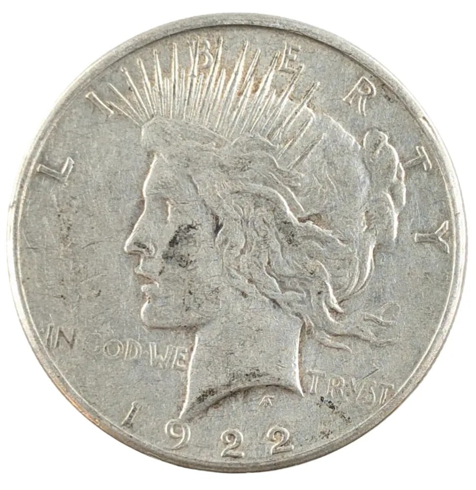 1922-S Silver Peace Dollar (1 of 2)