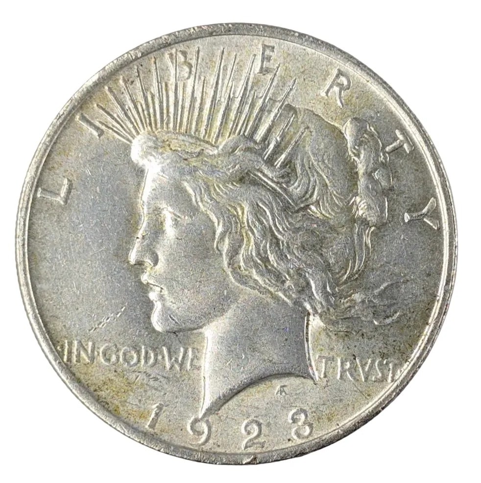 1923 Silver Peace Dollar- Soft Toning: _