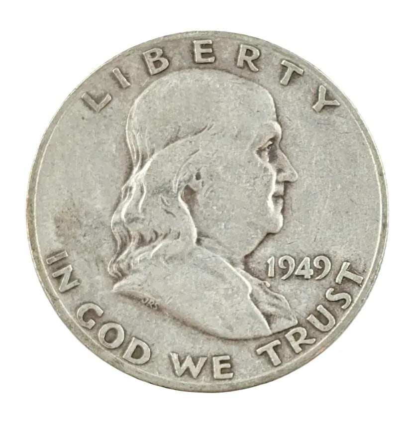 1949-S Silver Franklin Half Dollar- KEY Date!: _