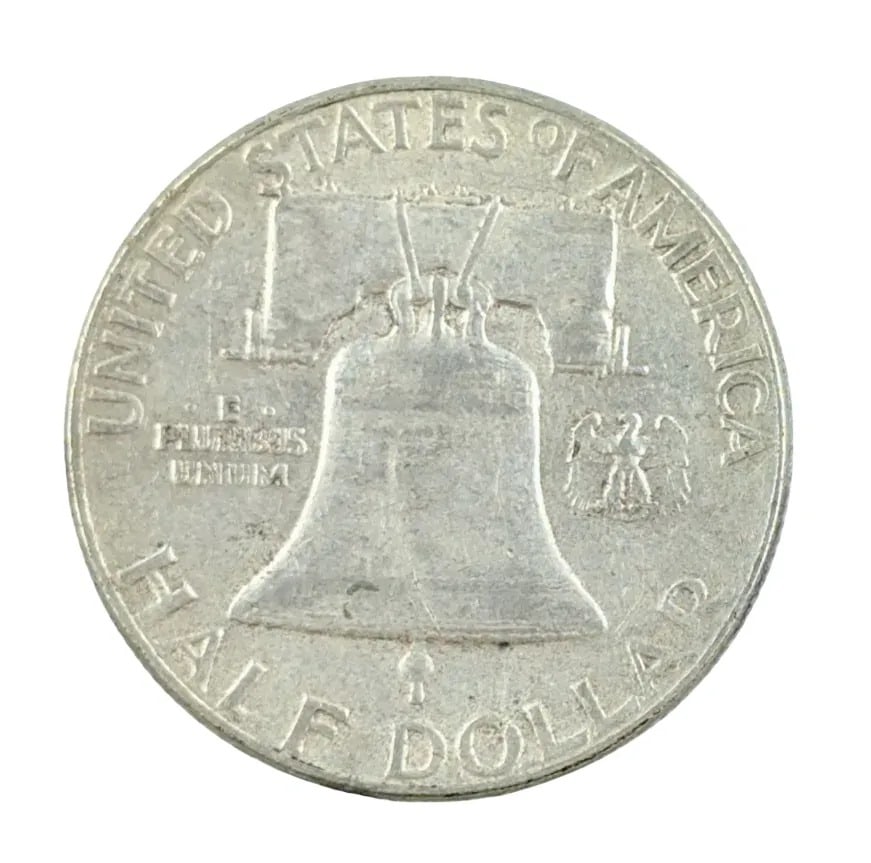 1955 Silver Franklin Half Dollar - 2