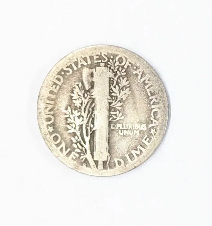 1918-S Silver Mercury Dime - 2