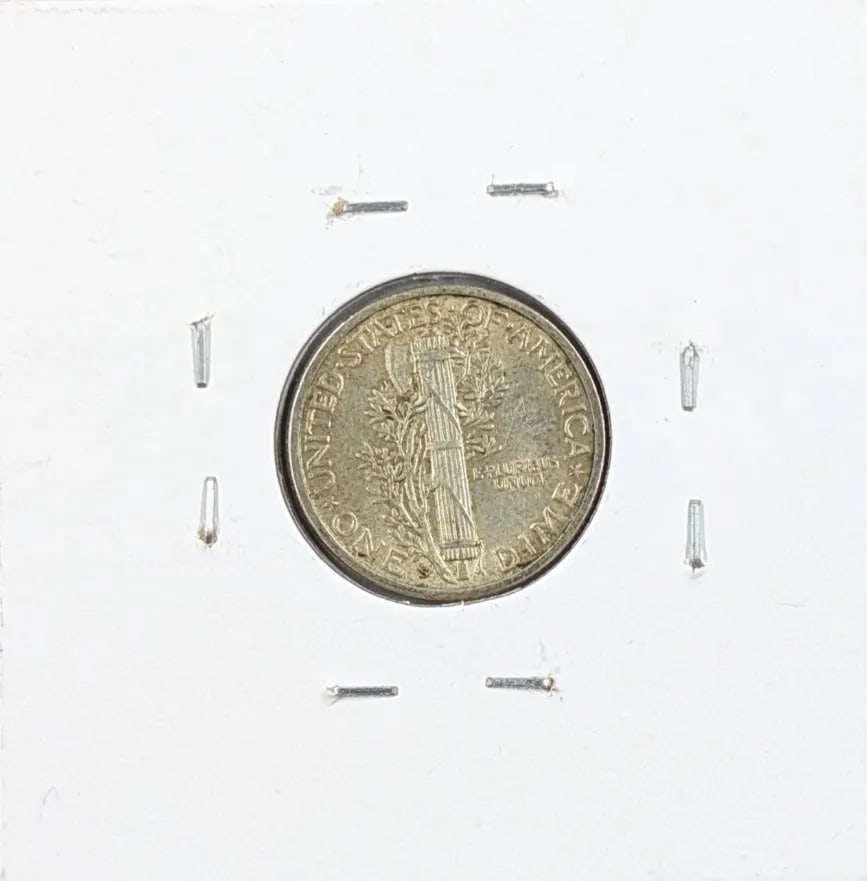 1935-S Silver Mercury Dime-Toned - 2