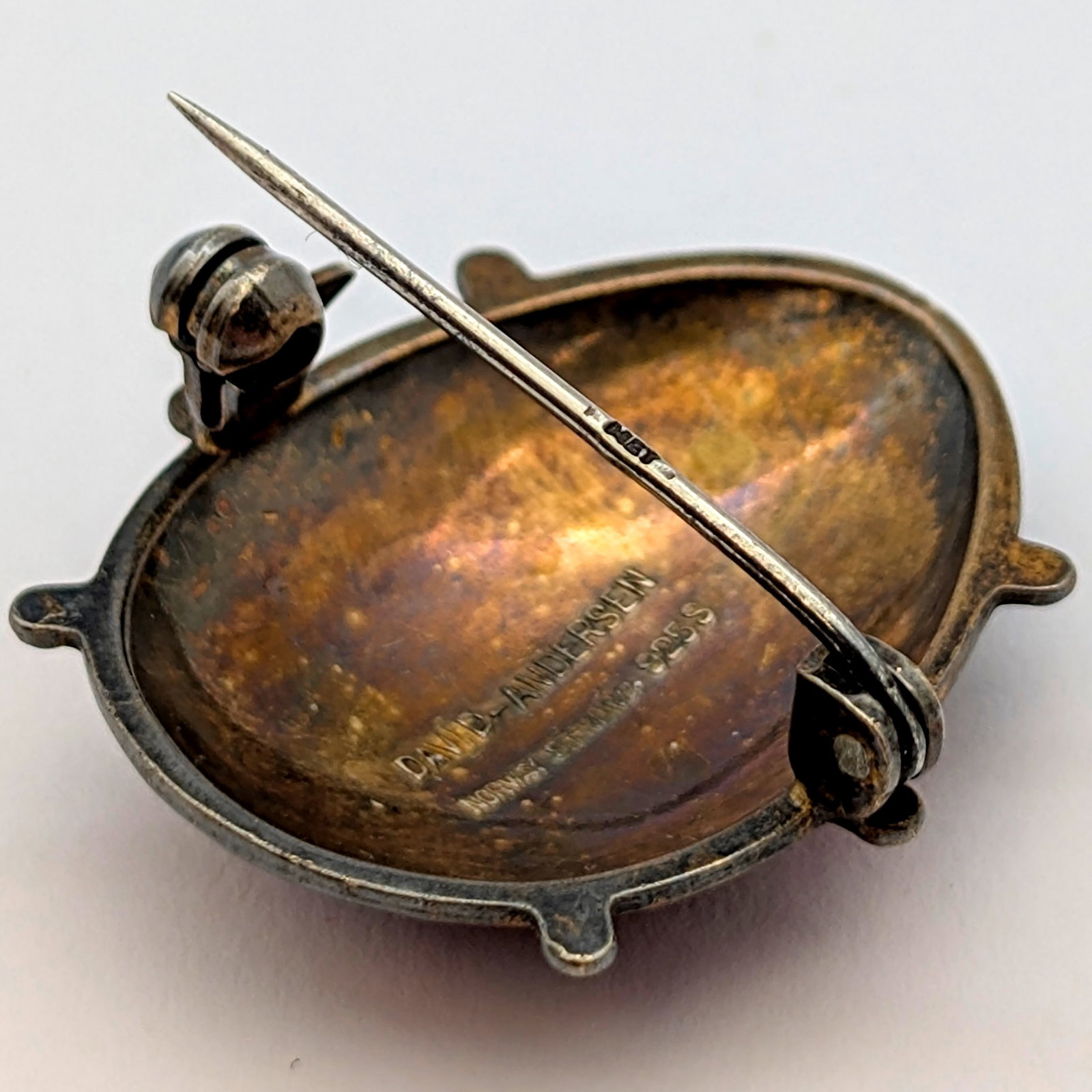 Vintage David-Andersen Sterling Silver Ladybug Brooch - 4
